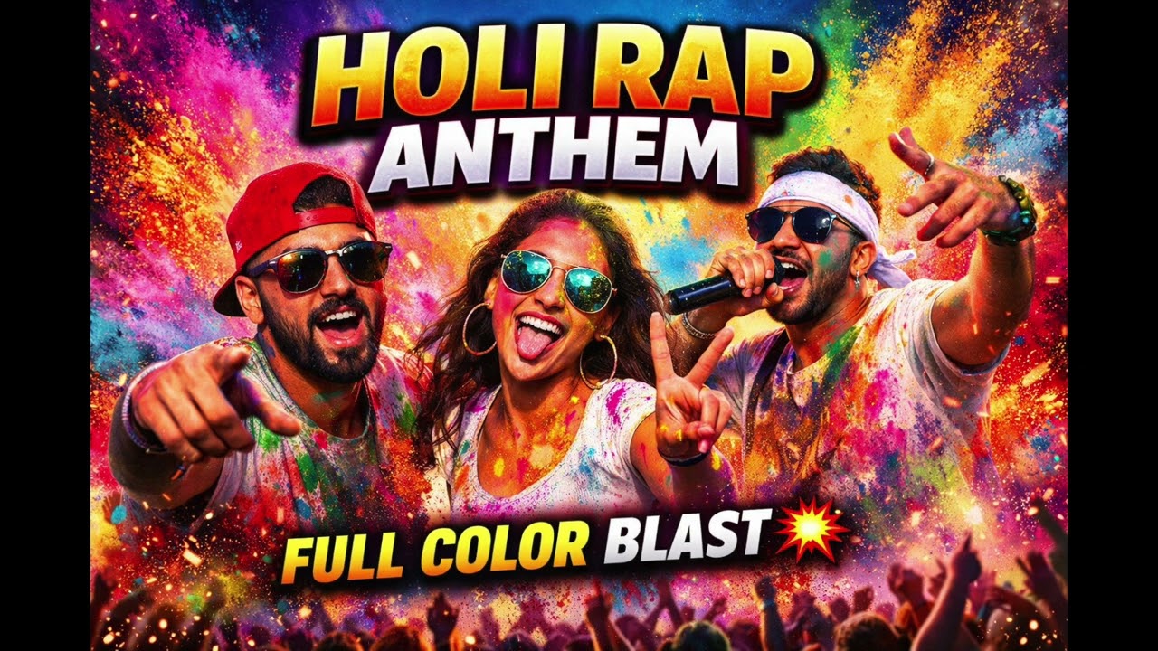 Holi Rap 2026 | Rangon Ka Reload | Hindi Festival Party Song | Desi Holi Anthem