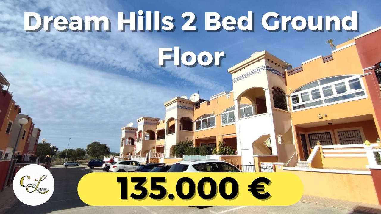 RESERVED €135,000 Dream Hills 2 Apartment 🇪🇸 | South Facing 2 Bed 2 Bath Ground Floor with Pools