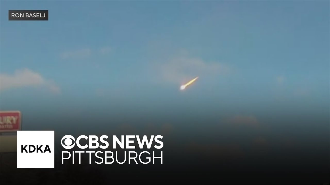 Bright meteor flashes across Pittsburgh sky