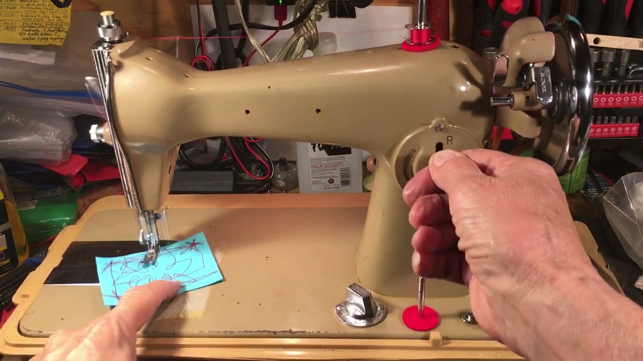 HA-1 “No Name” from Japan. Singer Copy made 2 last. Super heavy duty-parts are avail. (Video 279)