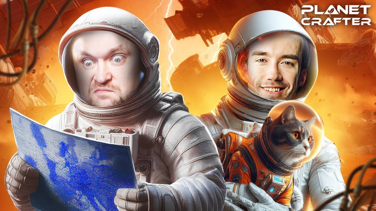 КАК ПОСТРОИТЬ ПЛАНЕТУ С НУЛЯ!? Кооп - The Planet Crafter