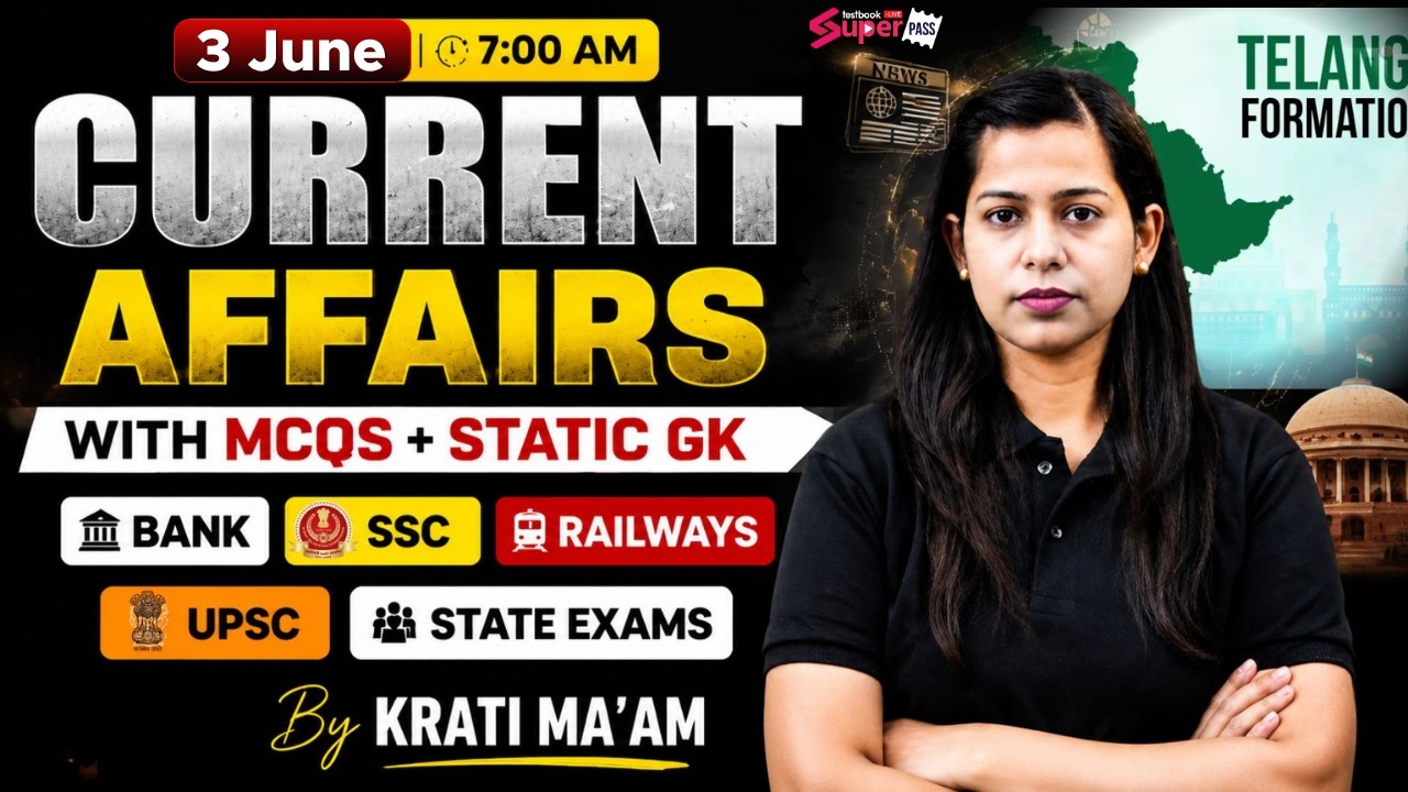 Current Affairs Today | 03 June 2026 Current Affairs | Daily Current Affairs by Krati Mam | Testbook