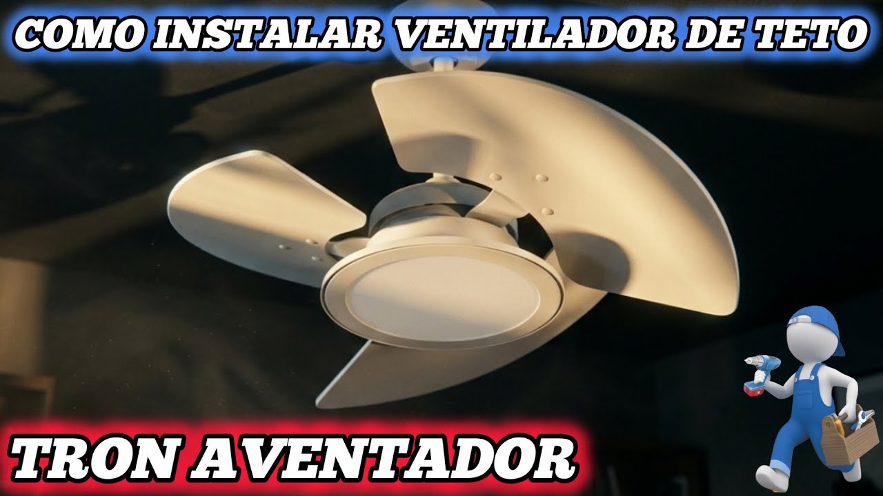 Como Instalar Ventilador de Teto TRON AVENTADOR (Passo a Passo Completo)