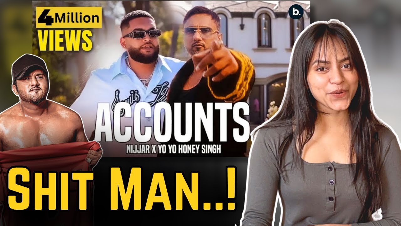 Reaction on Accounts by Nijjar and Yo Yo Honey Singh | #reactionmasala #honeysingh #accountsreaction