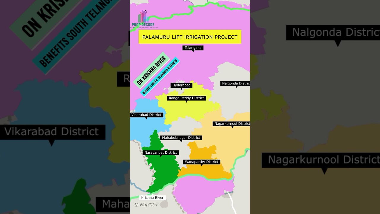 Palamuru - Rangareddy, lift irrigation project will benefit Southern Telangana Districts. #hyderabad