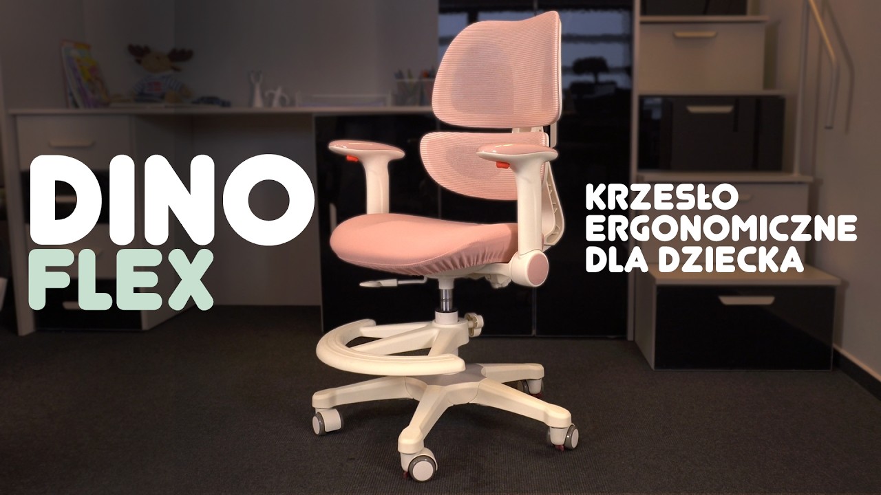 Krzesło ergonomiczne dla dzieci DinoFlex - www.centrumkrzesel.pl