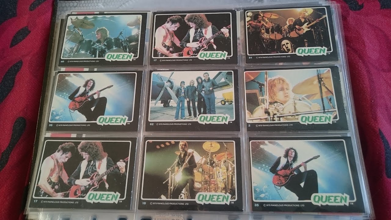 Queen Memorabilia Collection  Vintage Trading Cards