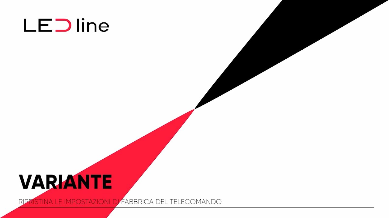 8. Ripristina le impostazioni di fabbrica del telecomando