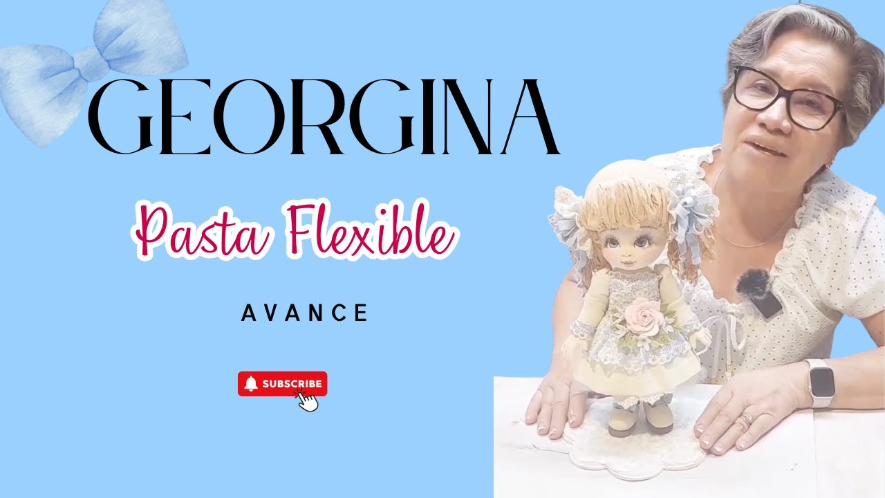 Georgina en Pasta Flexible | Migajón Artístico
