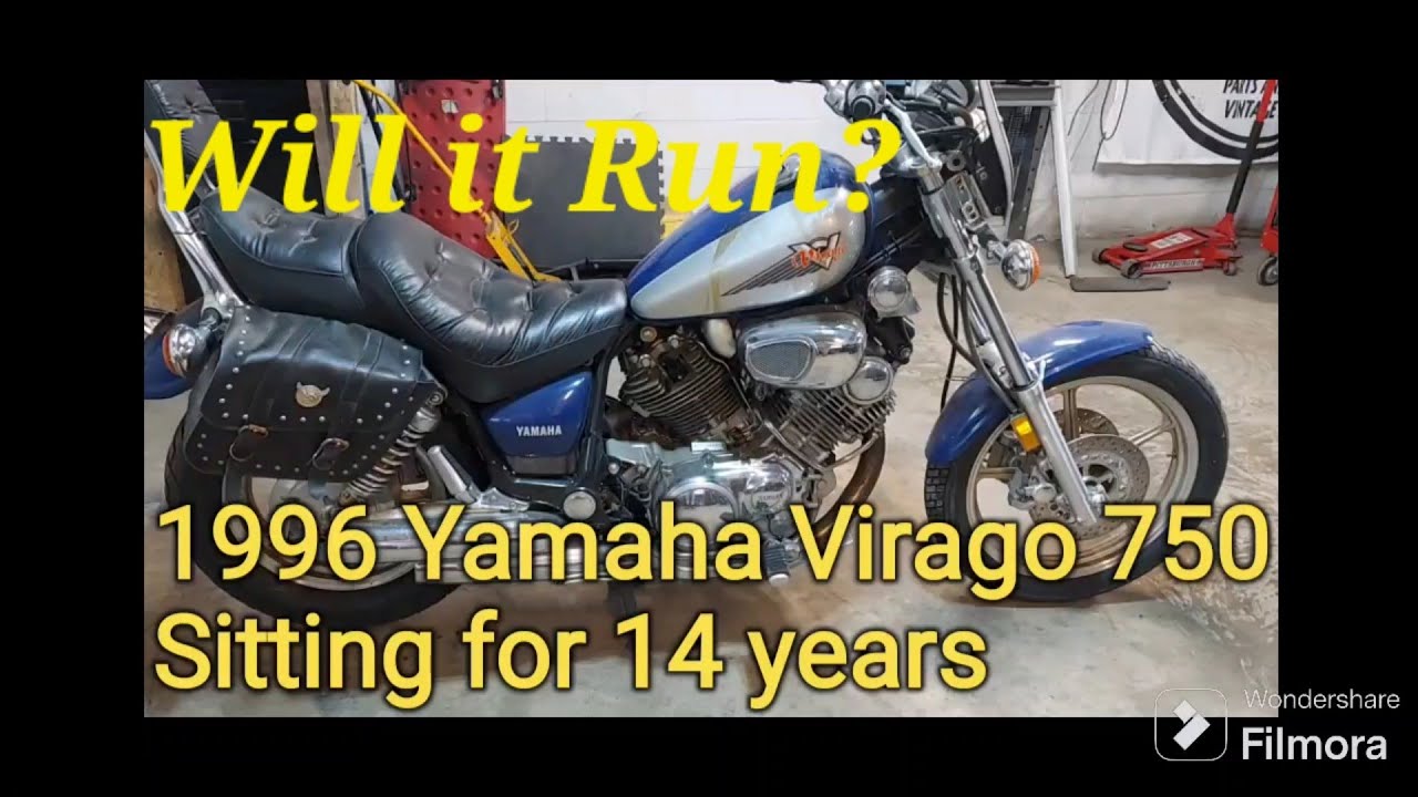 1996 Yamaha XV750 Virago first start in 14 years