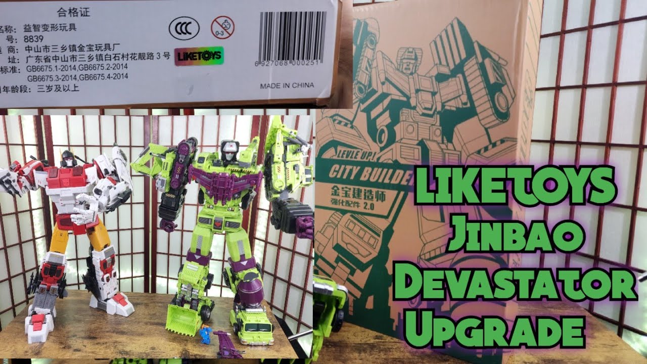 Установка и обзор обновления LikeToys Jinbao Devastator