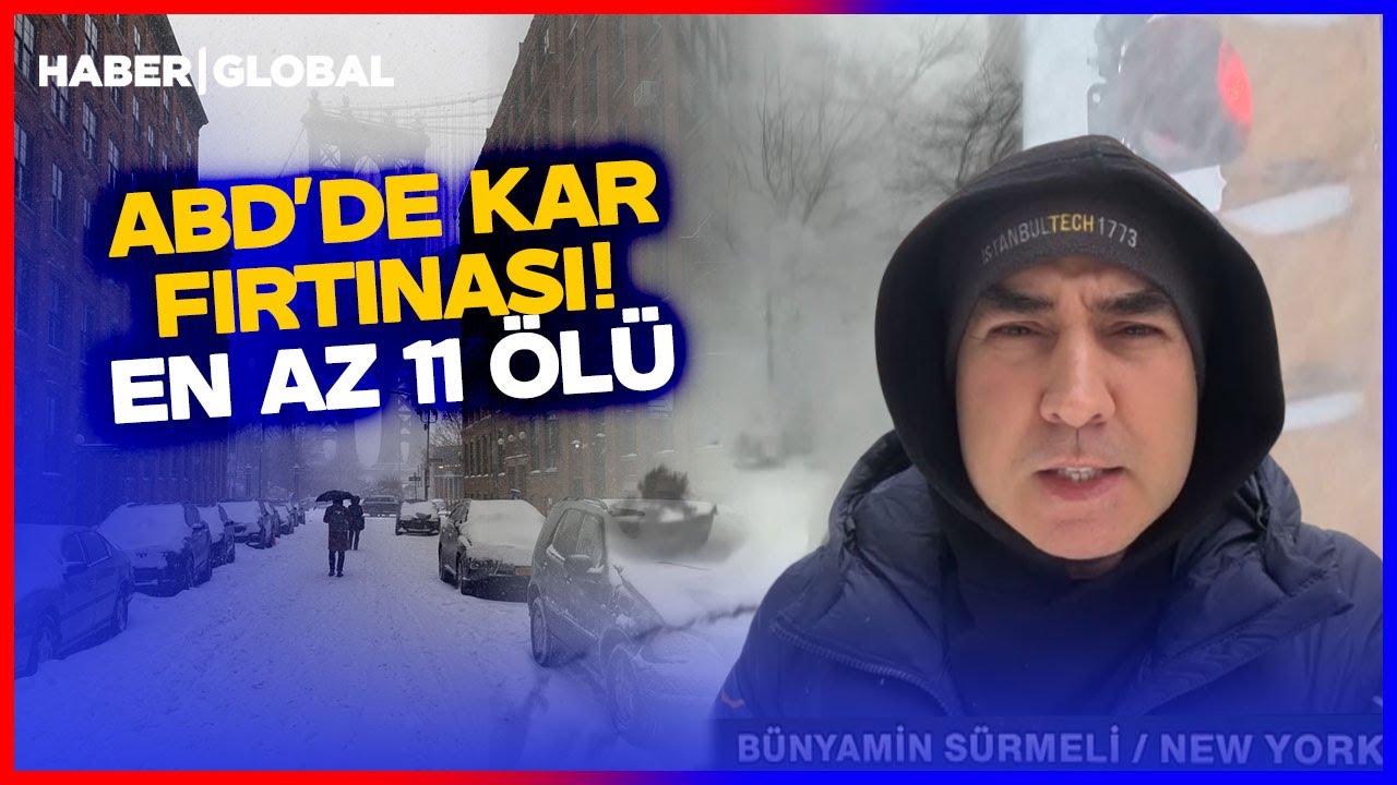 ABD'de Kar Fırtınası Hayatı Durdurdu! 11 Kişi Hayatını Kaybetti