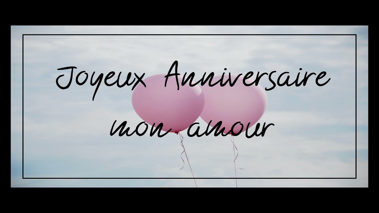 Joyeux anniversaire