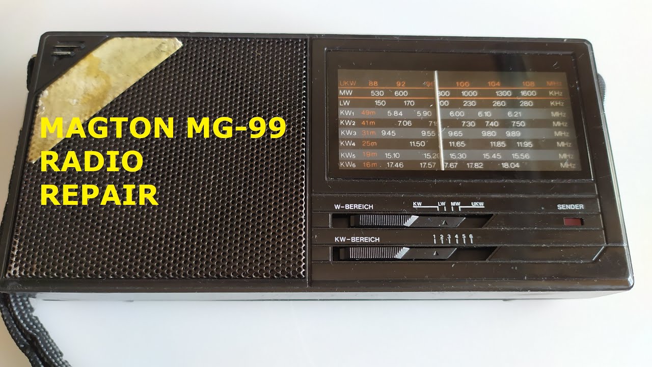 Radyo Tamiri : Magton MG-99, 9 kanallı dünya radyosu