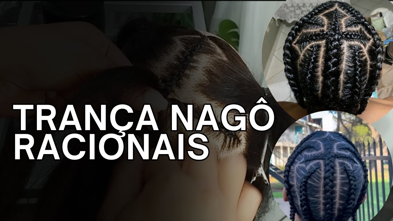 Reproduzindo trança nagô - Cruz 😱🤯