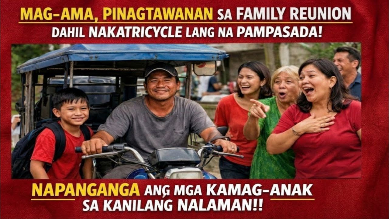 MAG-AMA, PINAGTAWANAN SA FAMILY REUNION DAHIL NAKA TRYCICLE LANG!! | Pinoy Tagalog Story