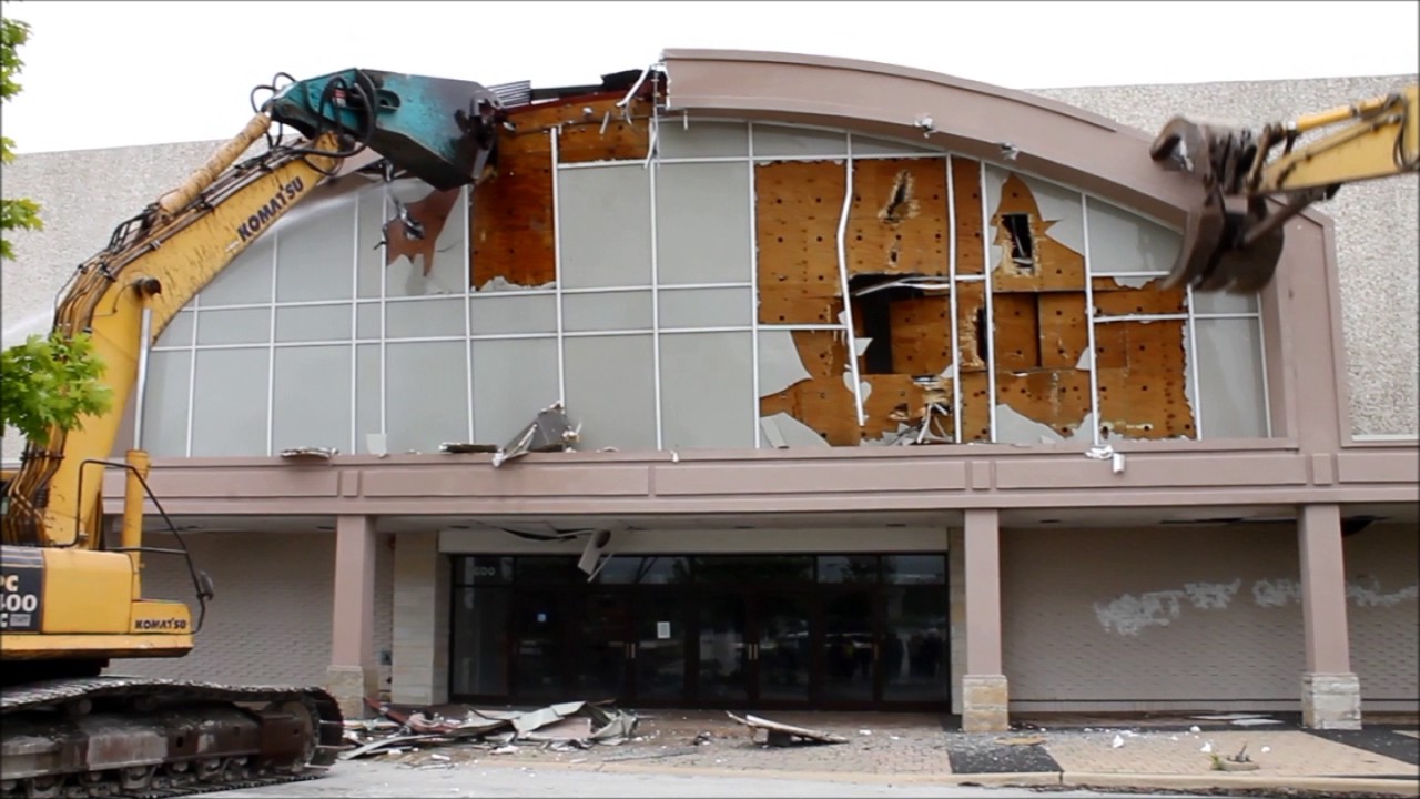 Lincoln Mall Demolition - May 9, 2017