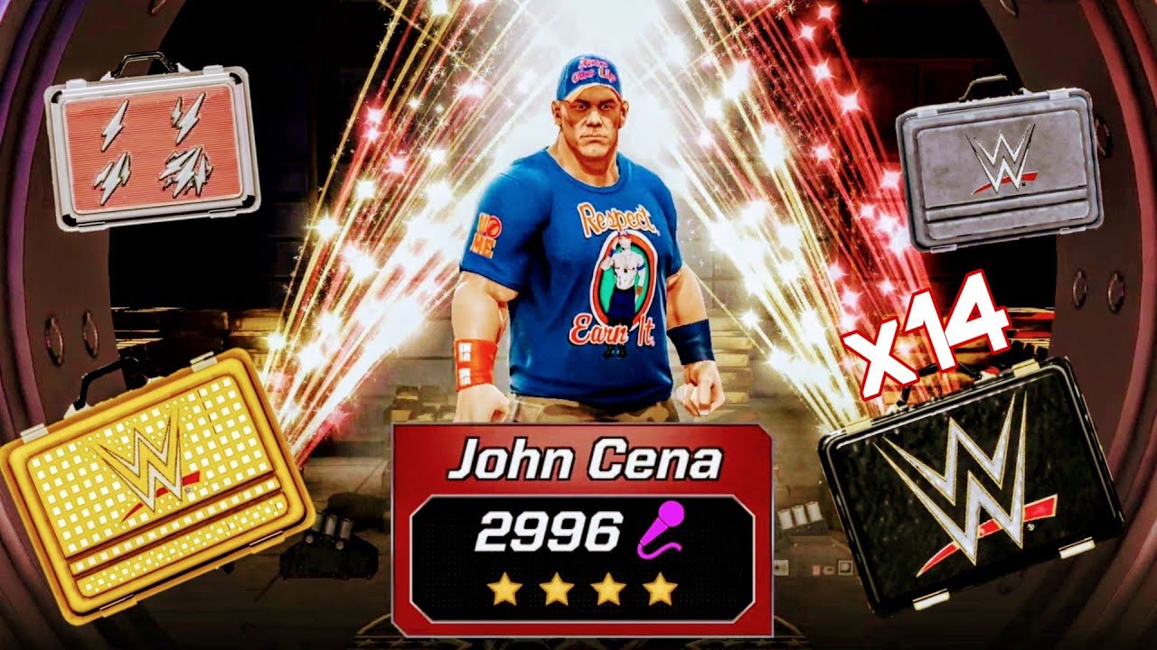 WWE MAYHEM | 4 STAR LOOTCASE OPENING AND 14 PREMIUM LOOTCASE AND GETTING JOHN CENA 2ND TIME 🔥🔥🔥🤘