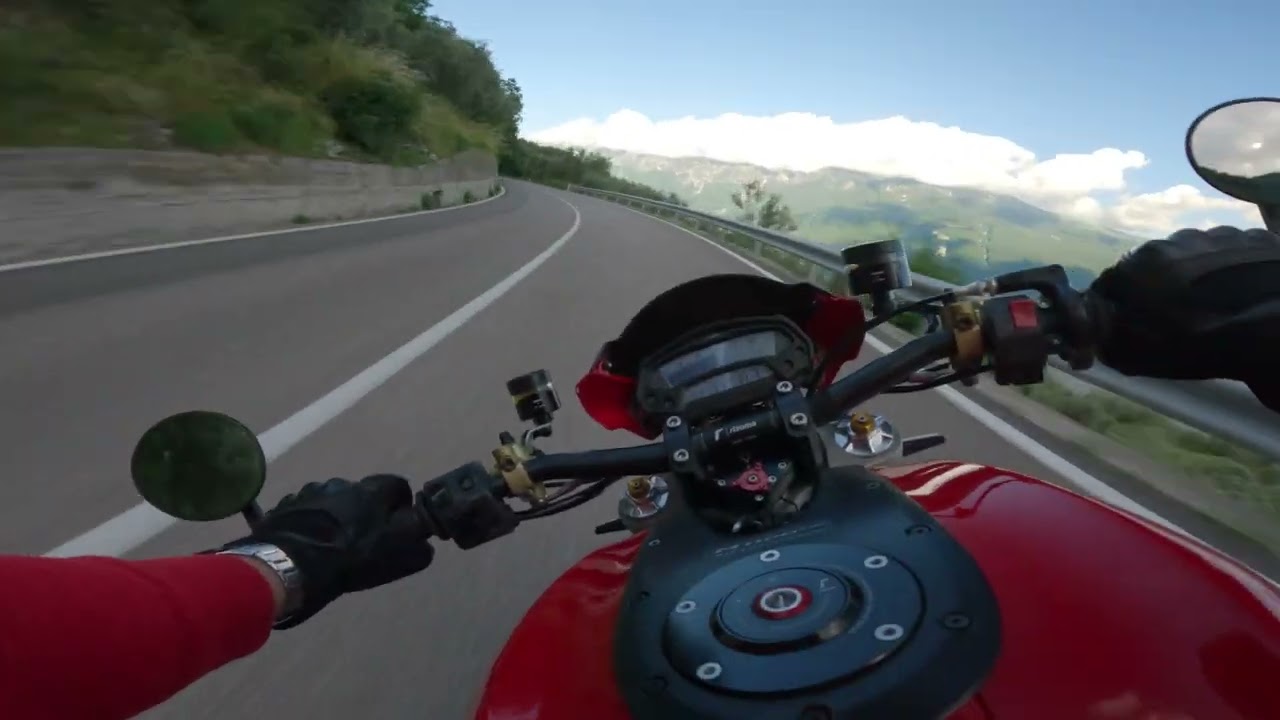 Another Monster 1100 EVO POV Video