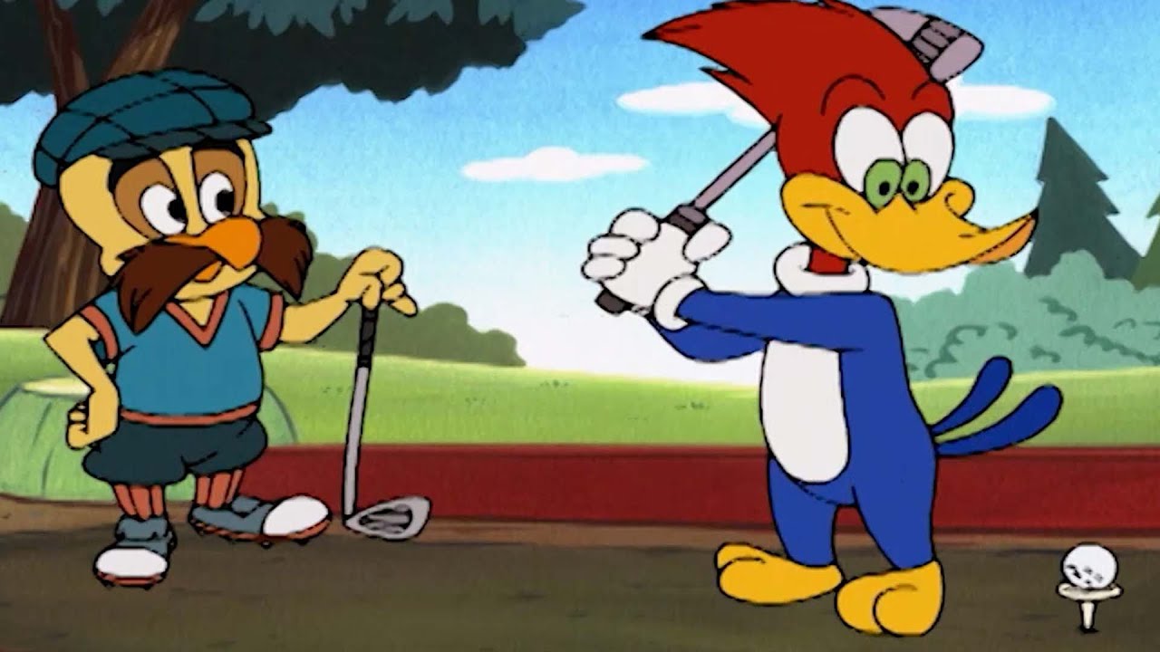 Buzz Buzzard no puede engañar a Woody en el golf | El Pájaro Loco