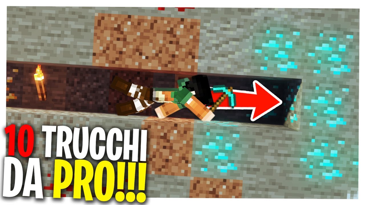 10 TRUCCHI che SOLO i PRO DI MINECRAFT SANNO!!