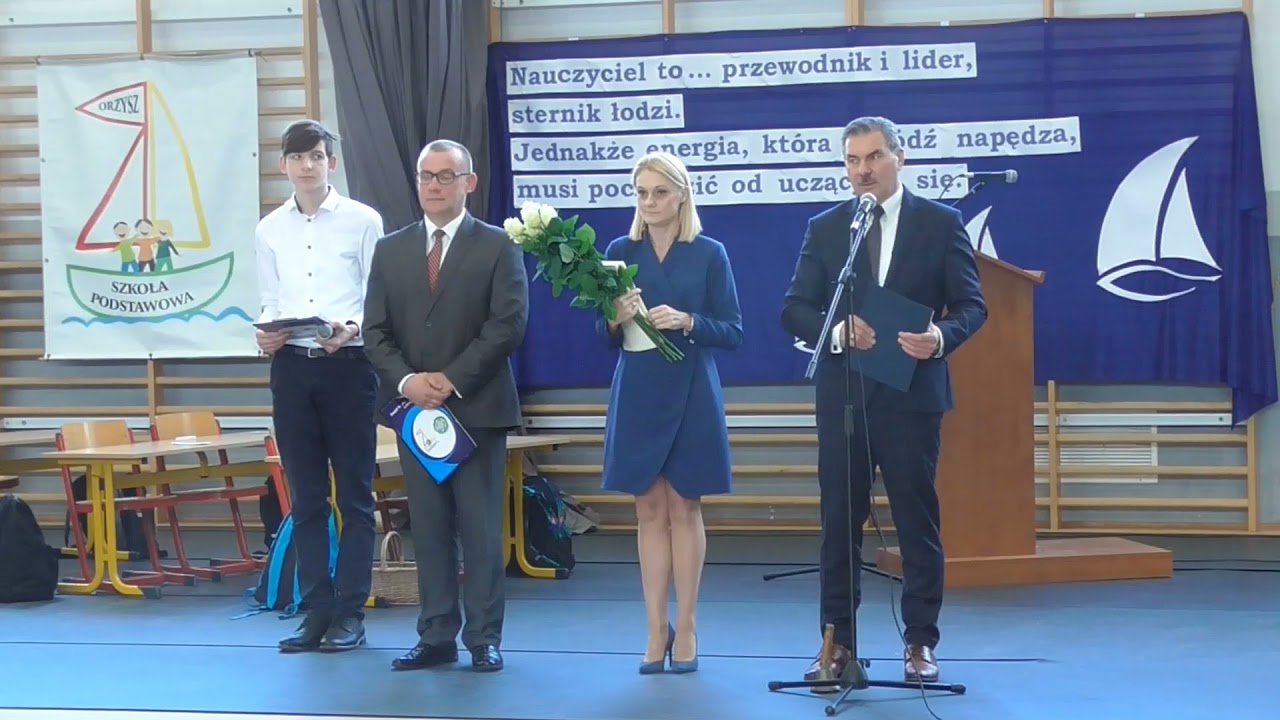 Apel z okazji Dnia Edukacji Narodowej w ZS-P w Orzyszu 2021