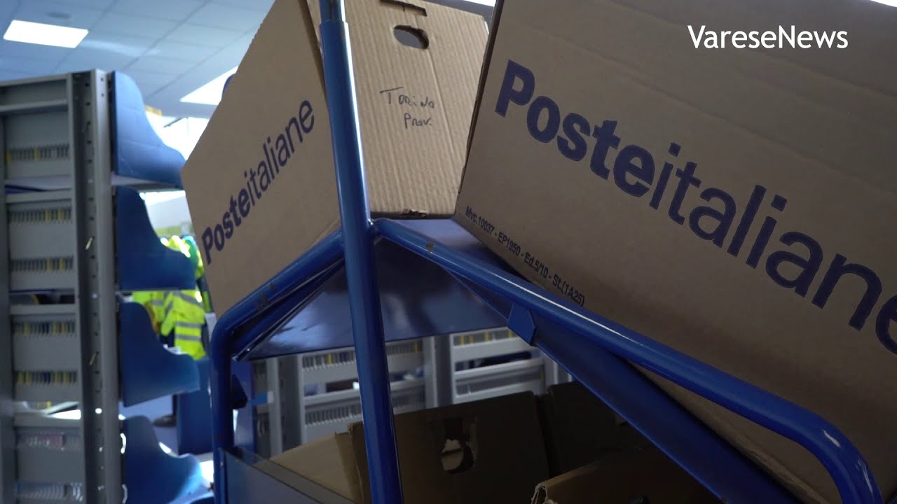 Come funziona il centro di distribuzione postale di Cazzago Brabbia