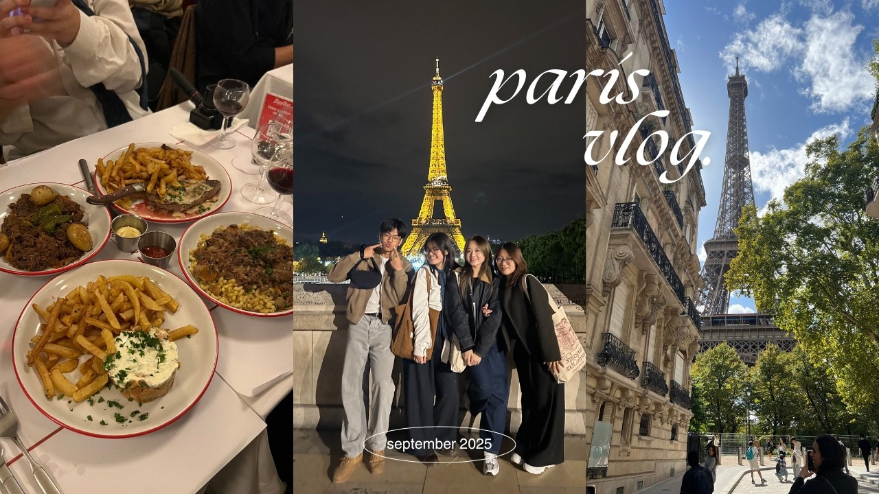 paris vlog | 72 giờ làm khách du lịch ở paris