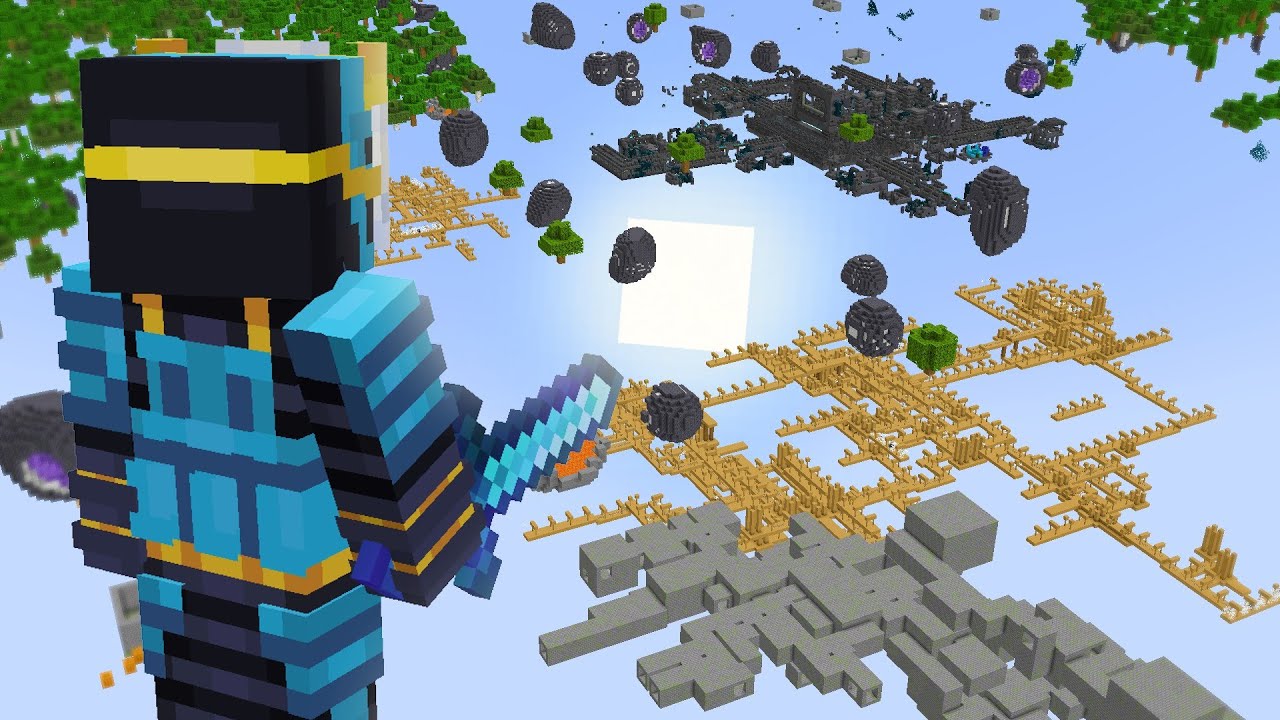 Beating Minecraft With No Terrain