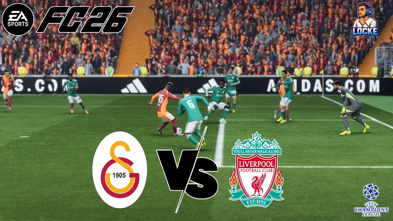 EA FC 26 | GALATASARAY X LIVERPOOL | OITAVAS DE FINAL | JOGO DE IDA | CHAMPIONS LEAGUE