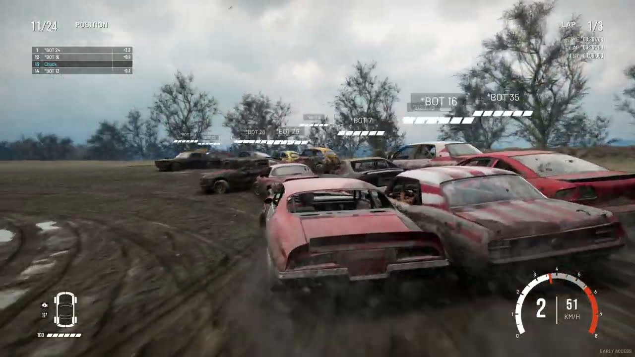 Wreckfest - Moorfeld with my Roadslayer souped up.