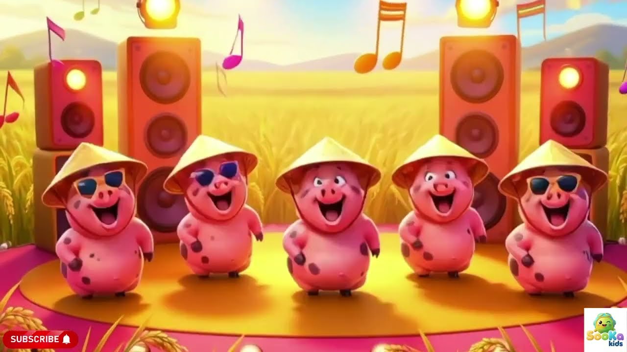 LK 12 Phút Sôi Động Cho Bé Ăn Dặm I Heo Hồng Vui Nhộn Remix I Sooka Kids 2026