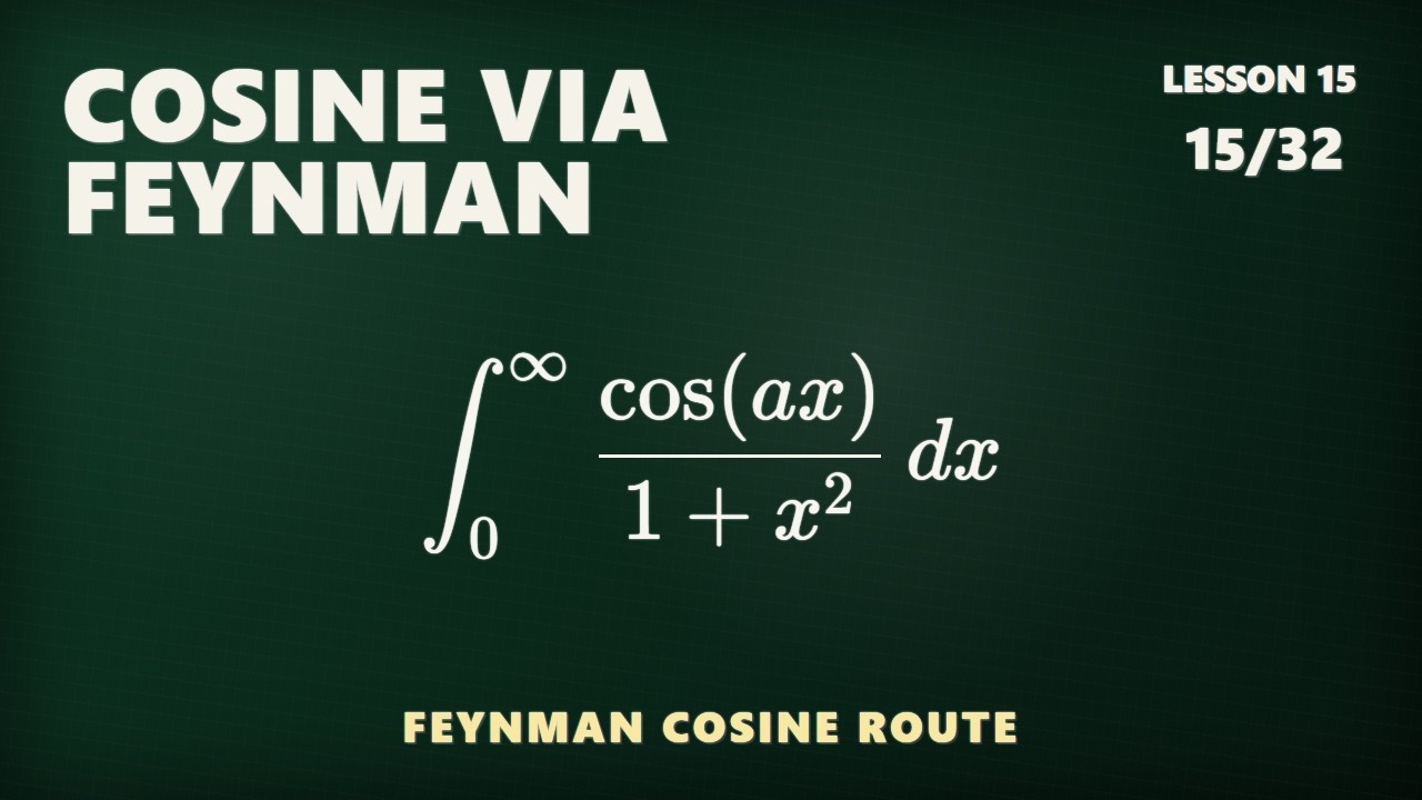 The Gaussian Cosine Integral - Solved With Feynman's Trick