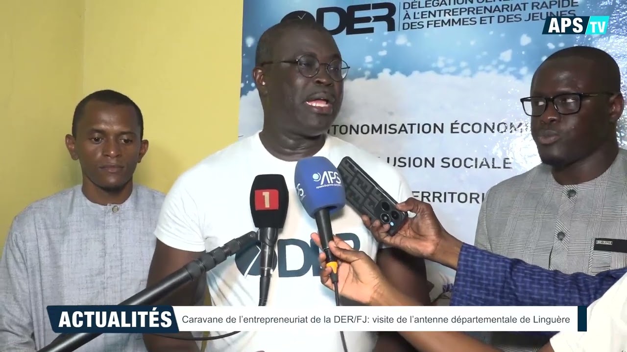 Caravane de l’entrepreneuriat de la DER/FJ : visite de l’antenne départementale de Linguère