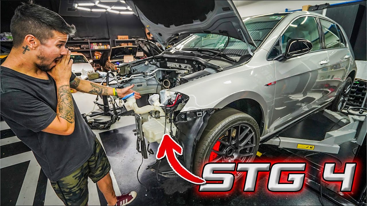 NOVIDADE MONSTRA NO GOLF GTI MK7 VILÃO STG 4 E MAIS...