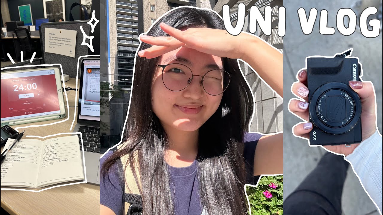 UNI DIARIES @ uoft 📸 rotman bbq, what i eat, lectures, and studying for midterms!
