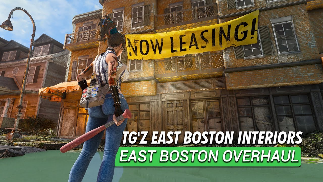 Fallout 4 - TG'z East Boston Interiors - East Boston Overhaul