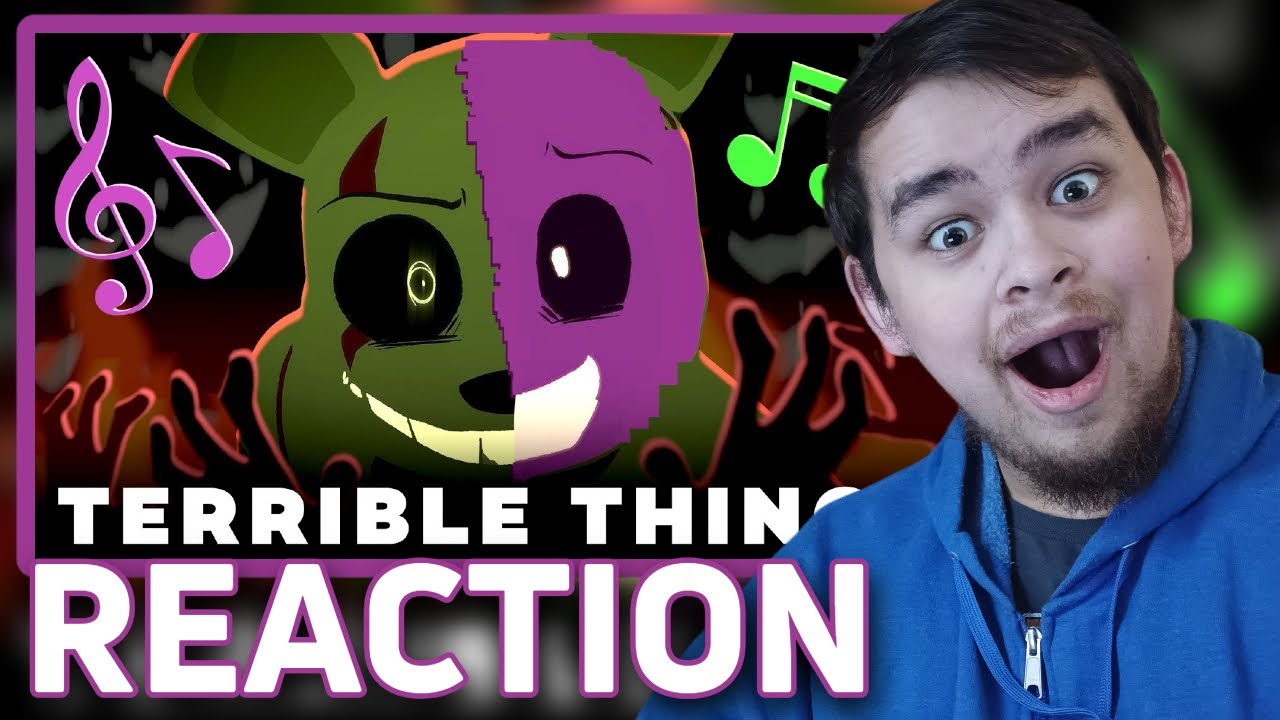 AXIE - Terrible Things [FNAF Original Song] REACTION