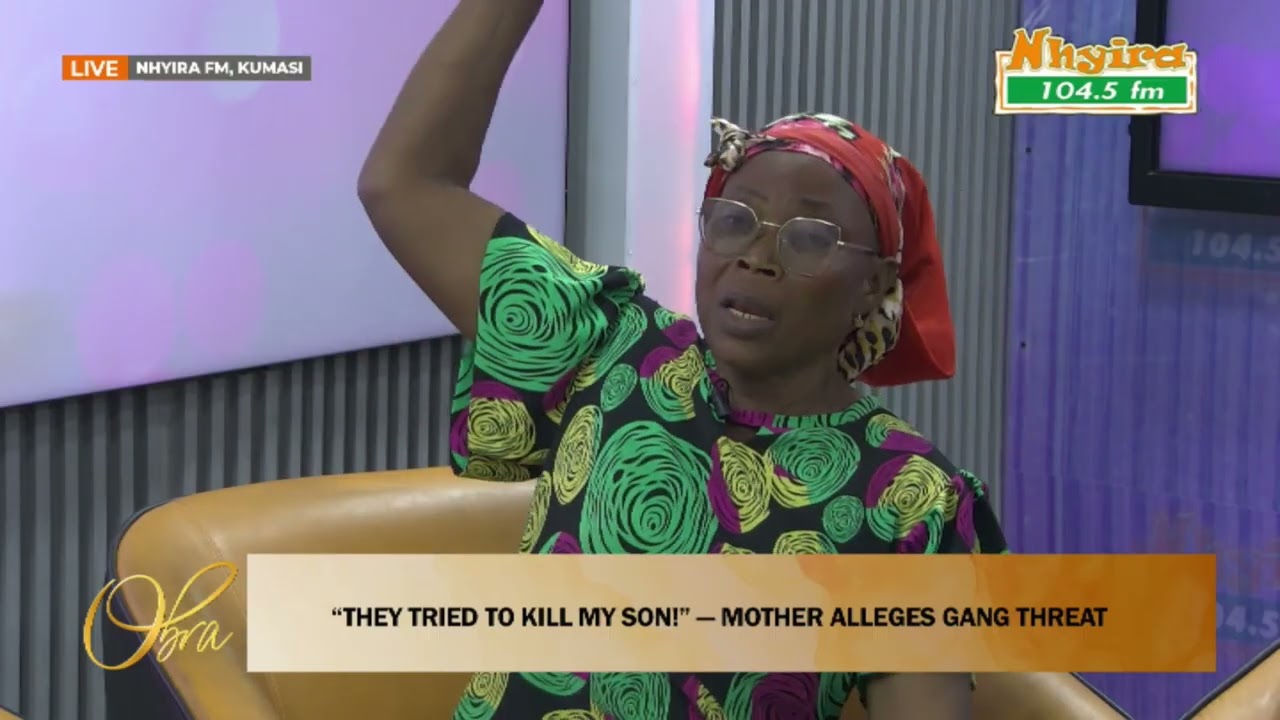 Tears on Air as Mother Accuses Gang of Threatening Her Son’s Life 😭⚠️