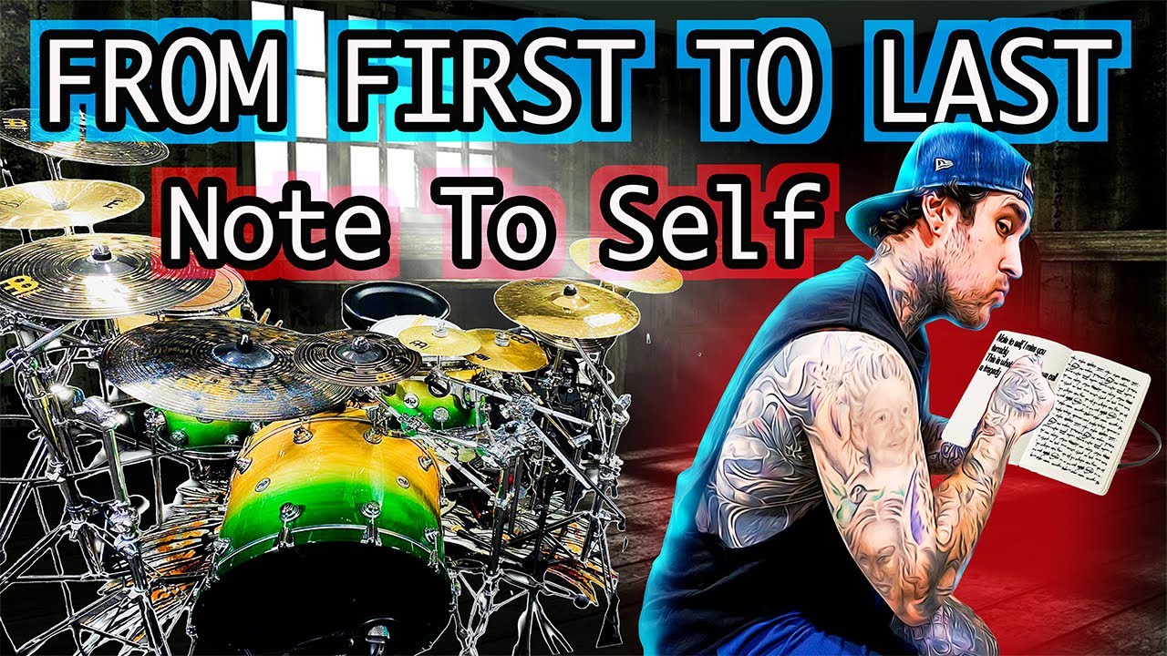 From First To Last - Note To Self (drum cover)