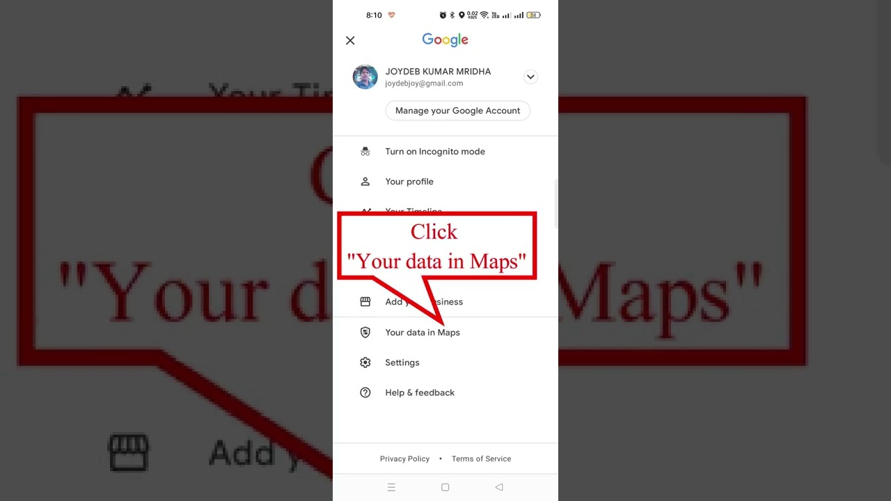 How to check or view Google Location History in 