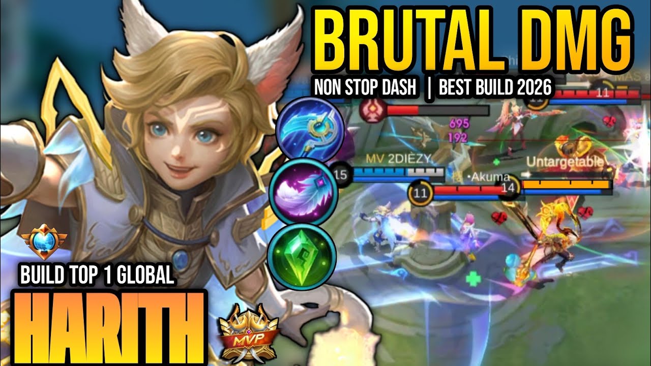 HARITH BEST BUILD 2026 | BUILD TOP 1 GLOBAL HARITH GAMEPLAY | MOBILE LEGENDS✓