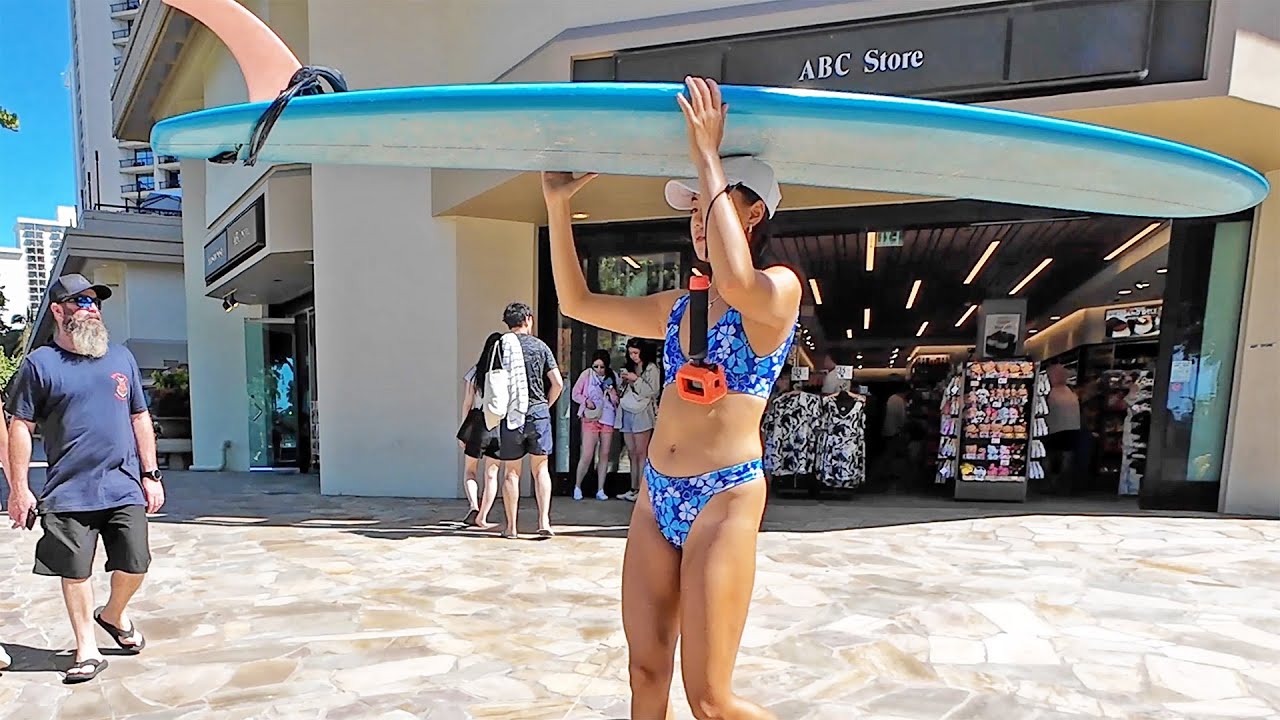 🌴 HAWAII WALK TODAY May 1, 2025🌴 Waikiki Beach Main Street Kalakaua Ave #honolulu #travel