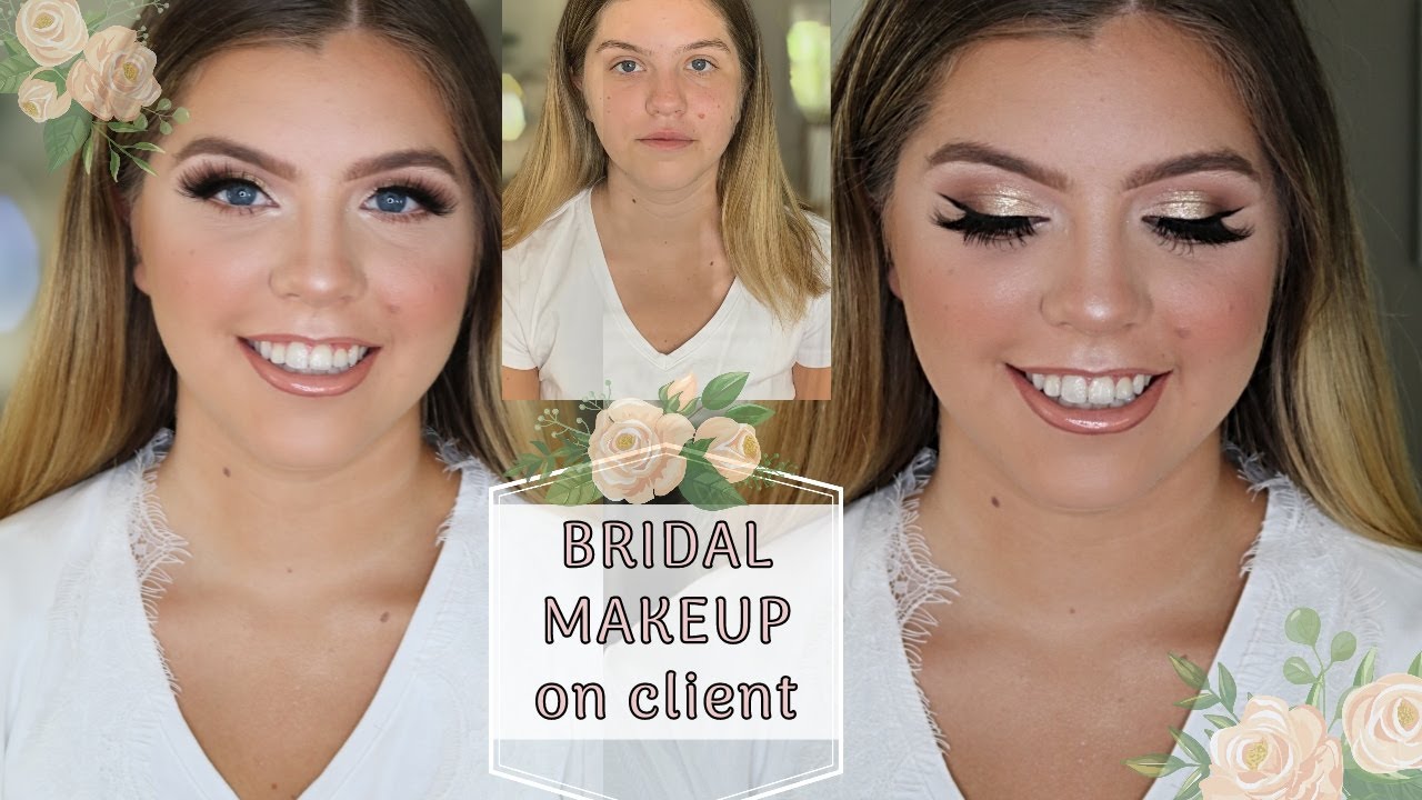 👰🏼 BRIDAL MAKEUP ON CLIENT | STEP BY STEP CLIENT TUTORIAL