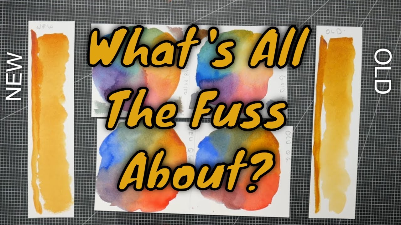 Old vs. New Quinacridone Gold // Is it Really THAT Different?