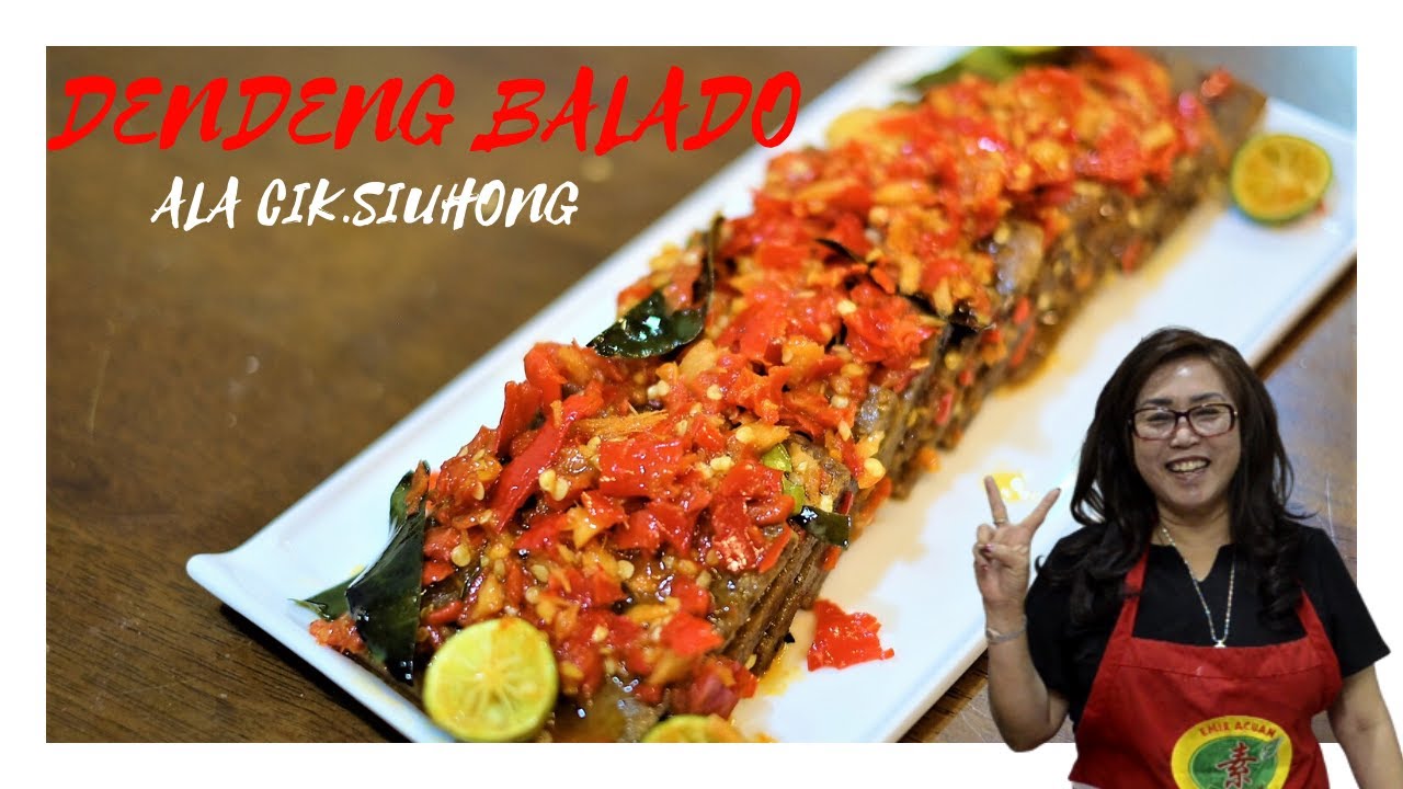 cara buat dendeng balado vegan vegetarian , ala CIK.SIUHONG | MUDAH GAMPANG CEPAT ENAK MURAH