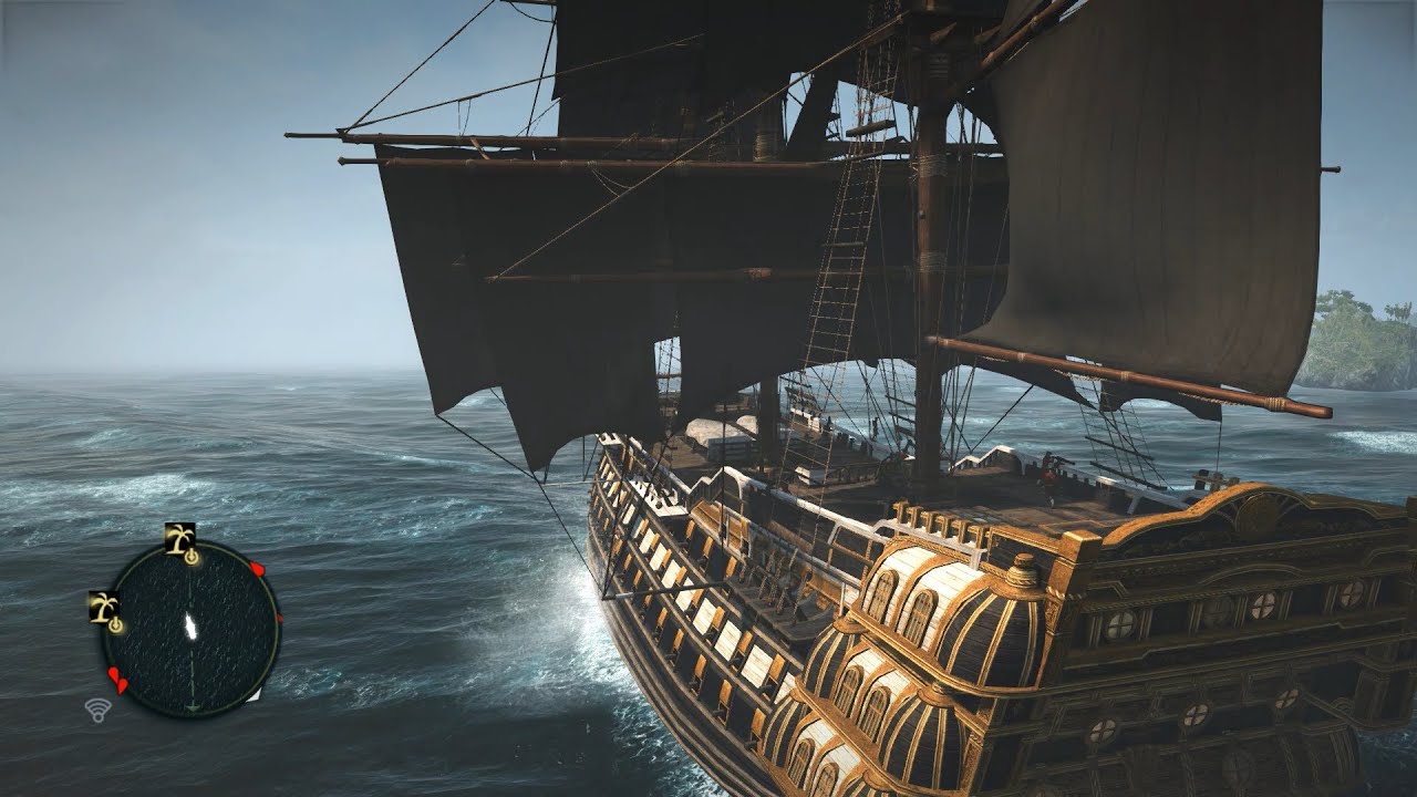 HMS FEARLESS Legendary Ship (MOD) Attacks MAN O' WAR (level 60) || Assassin's Creed 4: Black Flag