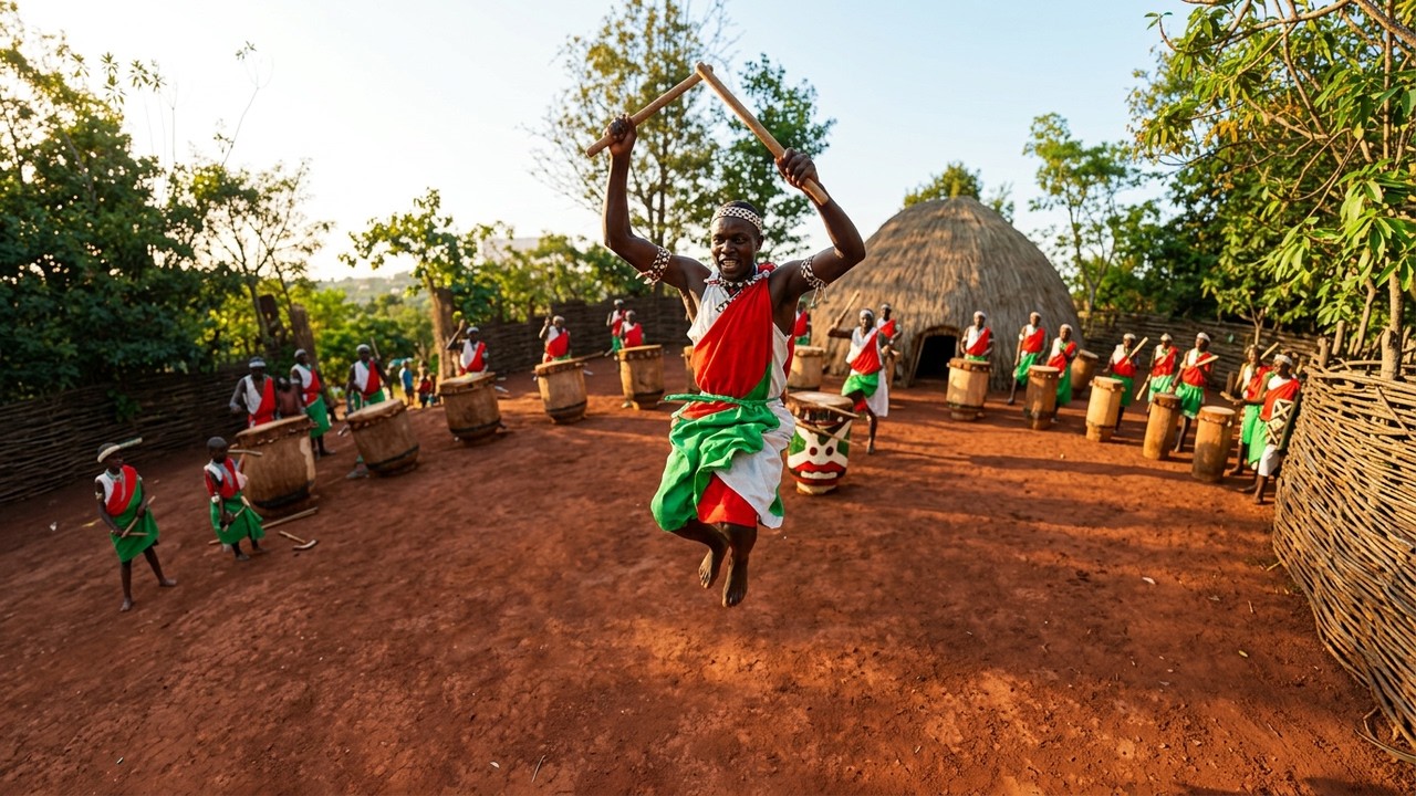 Burundi's AMAZING Royal Drums Performance | Is This The Best Show?