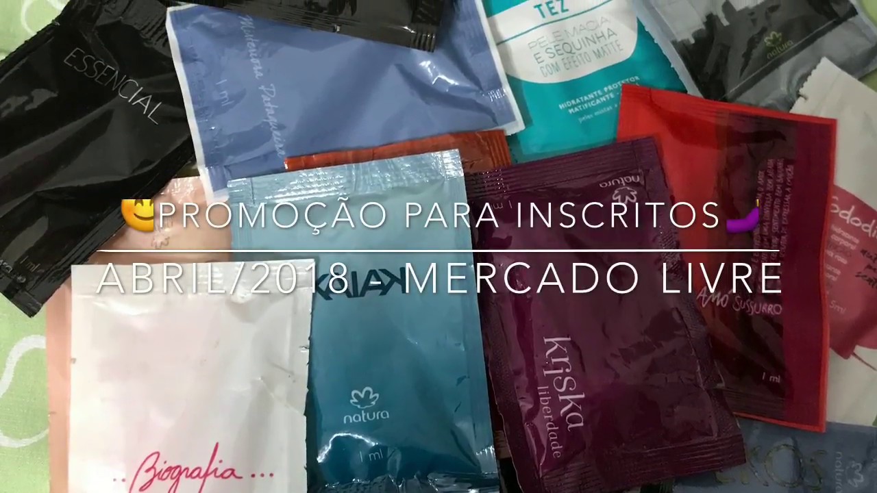Promoção Exclusiva p/ Inscritos no Canal Raridades Natura Avon- Abril/2018 - Amostra em dobro