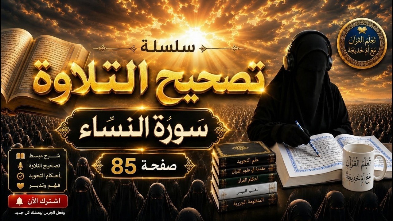 صحح تلاوتك واحفظ بإتقان/سورة النساء/صفحة 85
